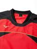 Mizuno Tough Breaker Training Chinese Size 2XL Shirt, Wear, 32ME8583, Red/Black,