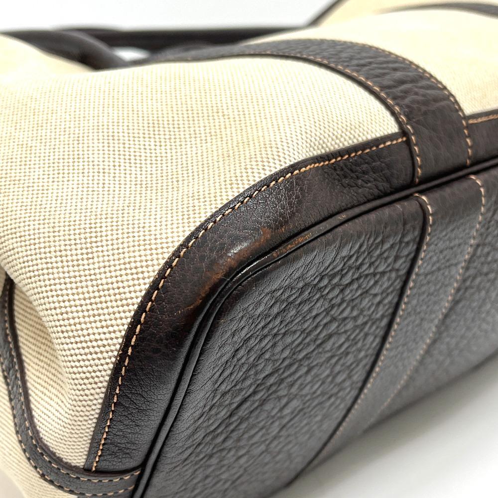 Hermes Garden Party PM Bags Hand Bag Tote Bag Toile H / Leather Beige/Brown