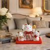 Kiln Fulfillment of Yakushi Painted Fulfillment of 7340 Saidō Figurine, Wishes, 8cm, Kiln, Wishes, Maneki-neko (beckoning Cat),