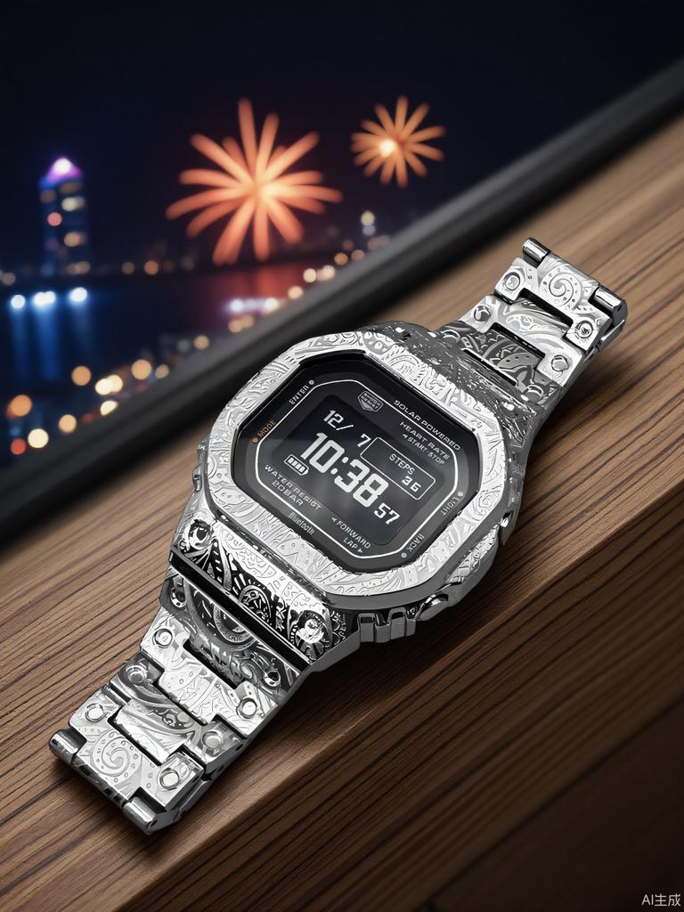 DW-H5600 Vintage engrave Mod kit  For Casio G-SHOCK Small Square DW H5600 modified solid stainless steel Watch strap case men