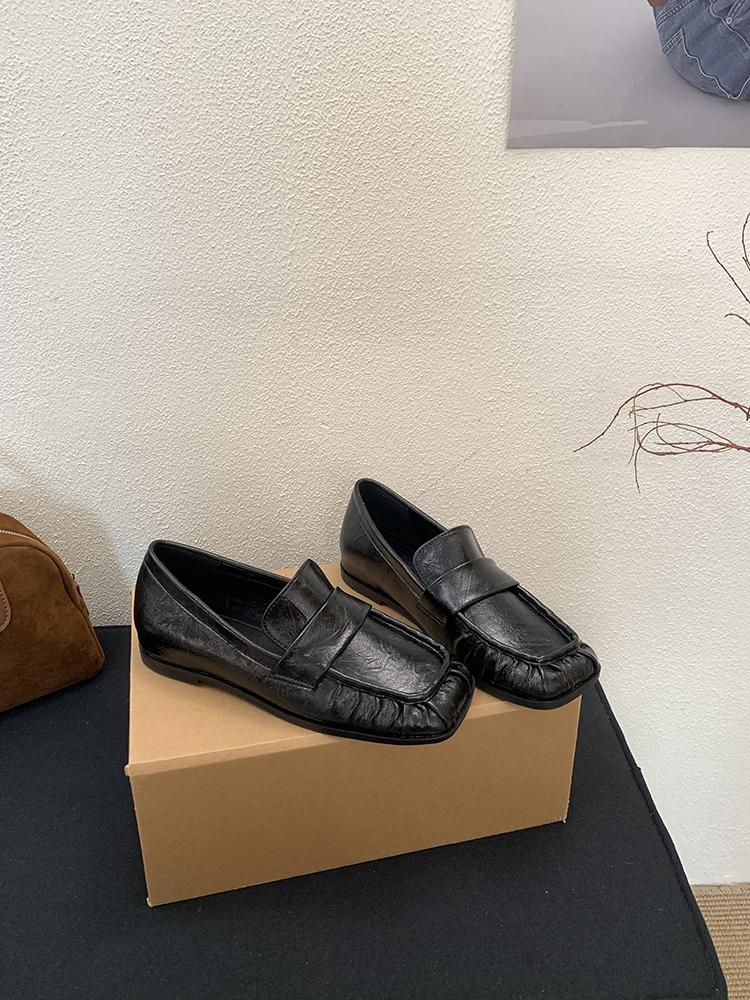 Fashion Flats Classic Ladies Slip-on Handmade Penny Loafers Autumn 2025 New Designer Mules Shoes Female Retro Moccasins Zapatos De Mujer