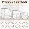 3Pcs Curved Corner Cutter Quilt Ruler Non-Slip Acrylic Quilting Rulers Sewing Patchwork Ruler Sewing Template Patchwork Tools