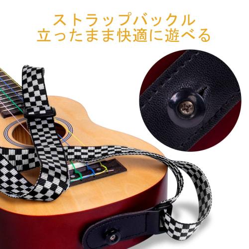 21-inch Basswood Colorful Ukulele Set for Kids, Students, and Beginners (Includes Ukulele Strap, Cloth, Tuner, Bag, and Pick) (Wood Color)