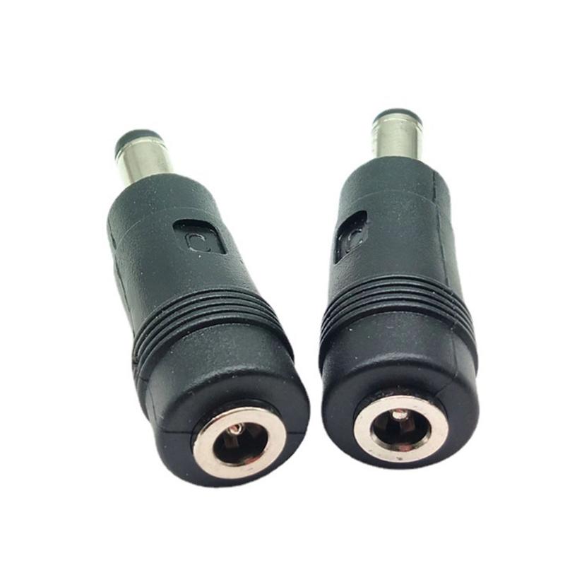 Portable DC4.0x1.7mm Female To DC5.5x2.1mm Male Converter Adapter Power Conversion Head for Various Laptops Brands