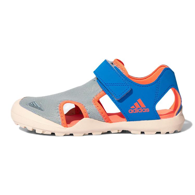 New Adidas Captain Toey K Children's Sandals Gray Blue Kids' GY5088