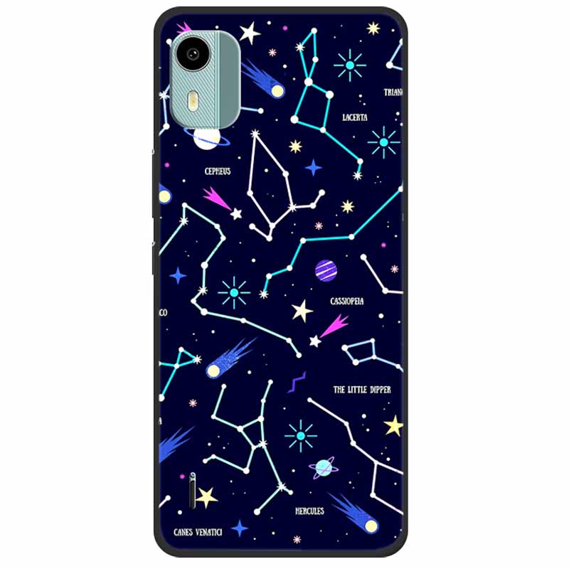 

For Nokia C12 Case C 12 TPU Silicone Shockproof Lions Phone Cover For NOKIA C12 4G 6.3 Funda on NokiaC12 Printing Soft Capas Nokia C12