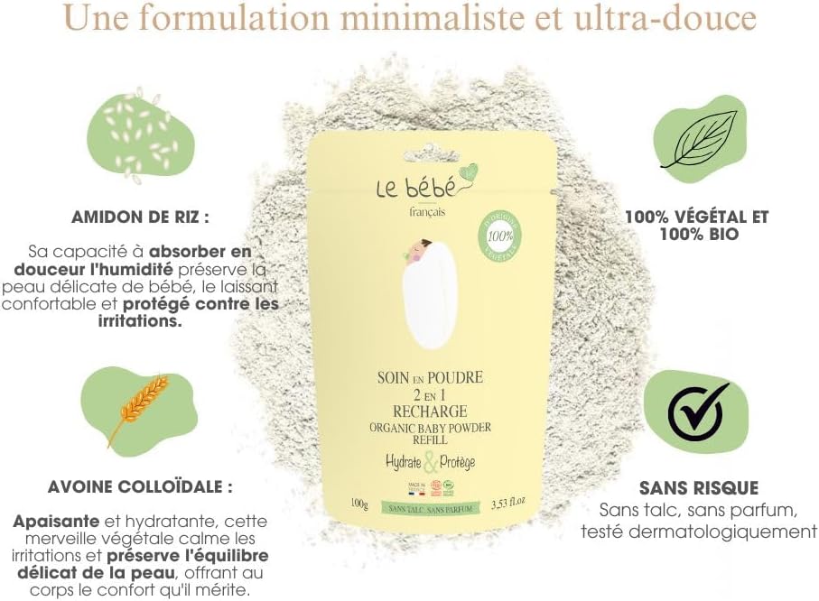 2'si 1 Arada Banyo Toz Bakımı %100 Organik ve Bitkisel 100g poşet