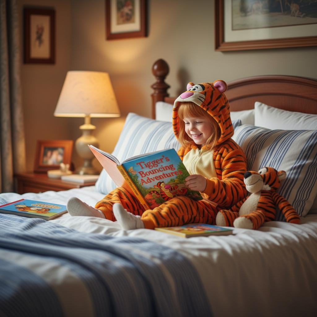 Onesie kinderen 038pcN tijger - 98-104