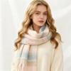 Winter New Woman Pashmina Scarf Tassels Long Shawls Autumn Warm Wraps Cashmere Cape Female Thick Casual Blanket Wraps 180*30Cm