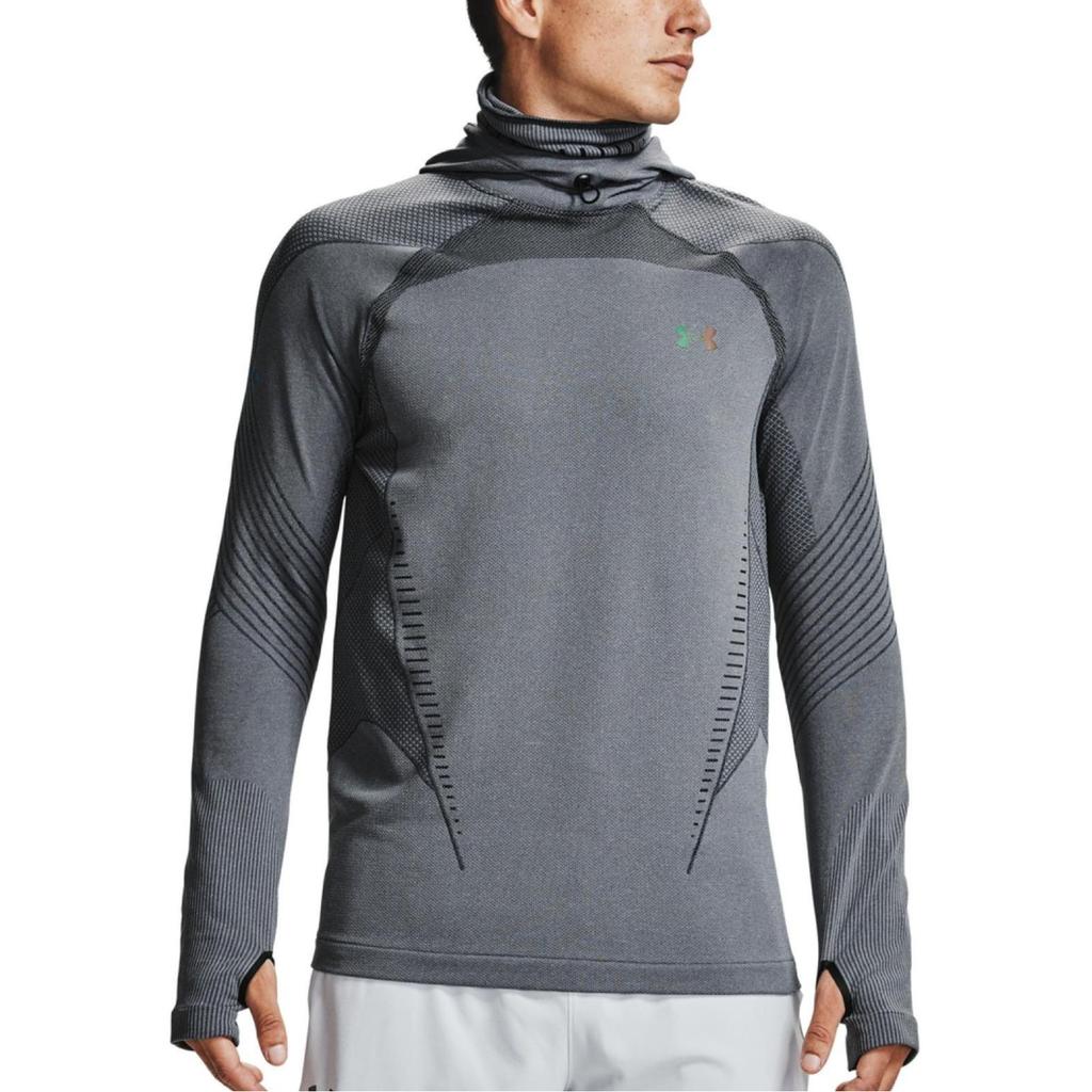Under Armour Sports Training Hooded Long Sleeve Sweatshirt Men Sweatshirts Gray 1356608-012