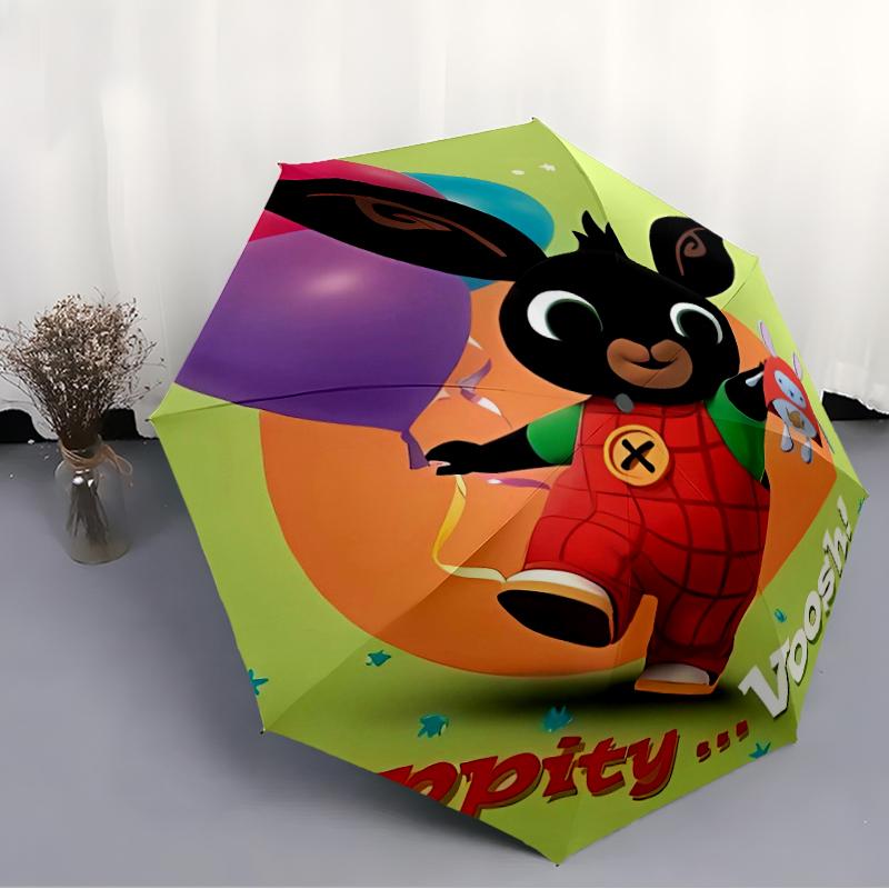 1pc Bing Bunny4 Umbrella, Sun Protection, And UV Shielding. It Has Eight Sturdy Ribs for Outdoor Use And Perfect Gift