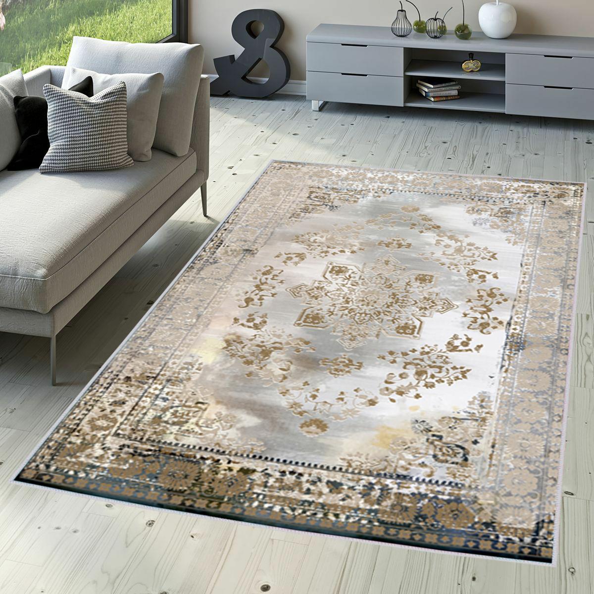 

Rovigo Home Моющийся ковер с принтом RVGHOME1505-HT336 50X80 коричневый