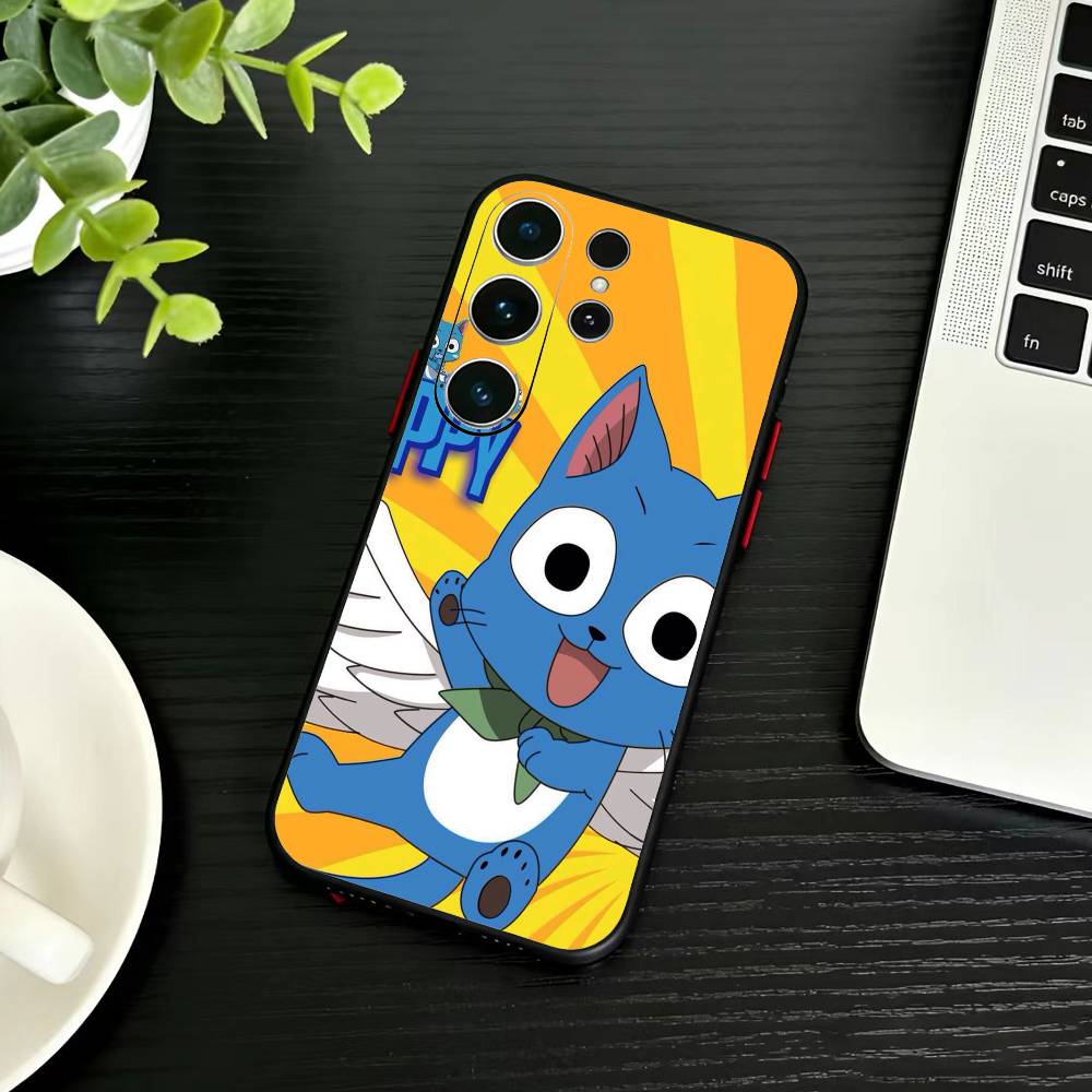 ANIME F-FAIRY TAIL Phone Case For Samsung S26,S25,S24,S23,S22,S21,S20,Ultra,Plus,FE Black Soft Cover