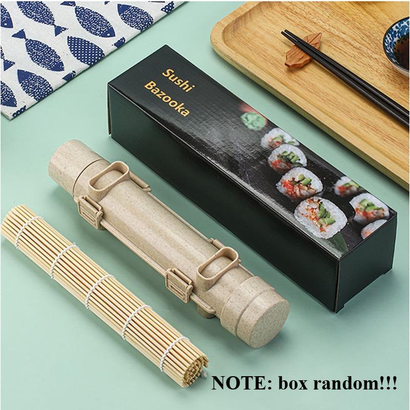 

DIY Cylinder Sushi Making Machine Quick Sushi Japanese Rolled Rice Meat Mold Rice Ball Mold Kitchen Bento Accessories