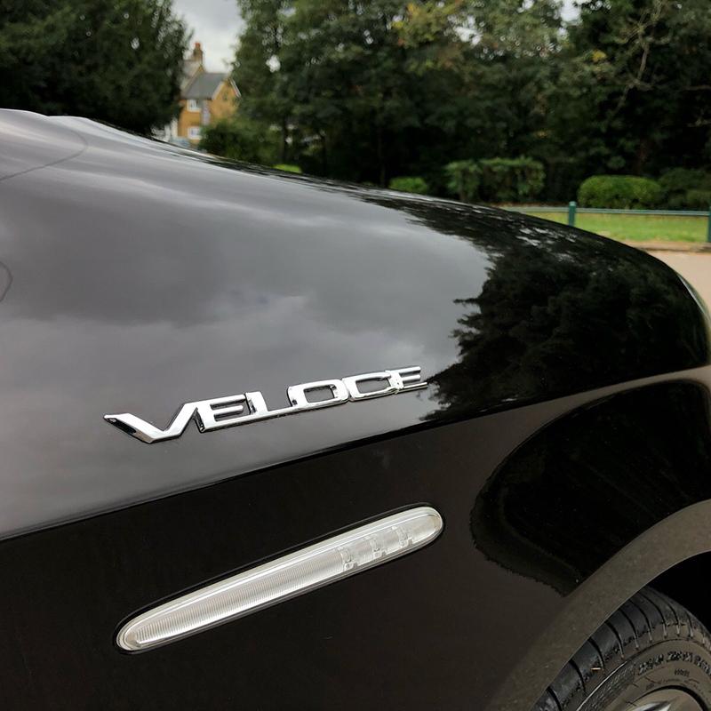 Autocollants Décoratifs Lettres Garde-boue Avant Voiture VELOCE TI Étiquette Pour Alfa Romeo Giulia Stelvio Accessoires de Modification
