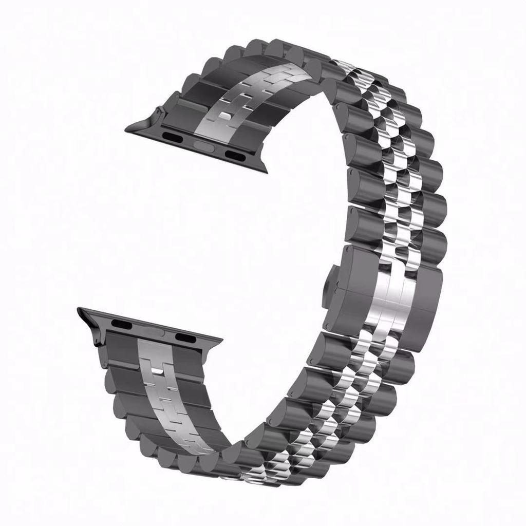 Stainless Steel Strap For Apple Watch Band 40mm 44mm 42mm 45mm 49mm Luxury Metal Bracelet for IWatch Series 1 2 3 4 5 6 7 8 9 SE