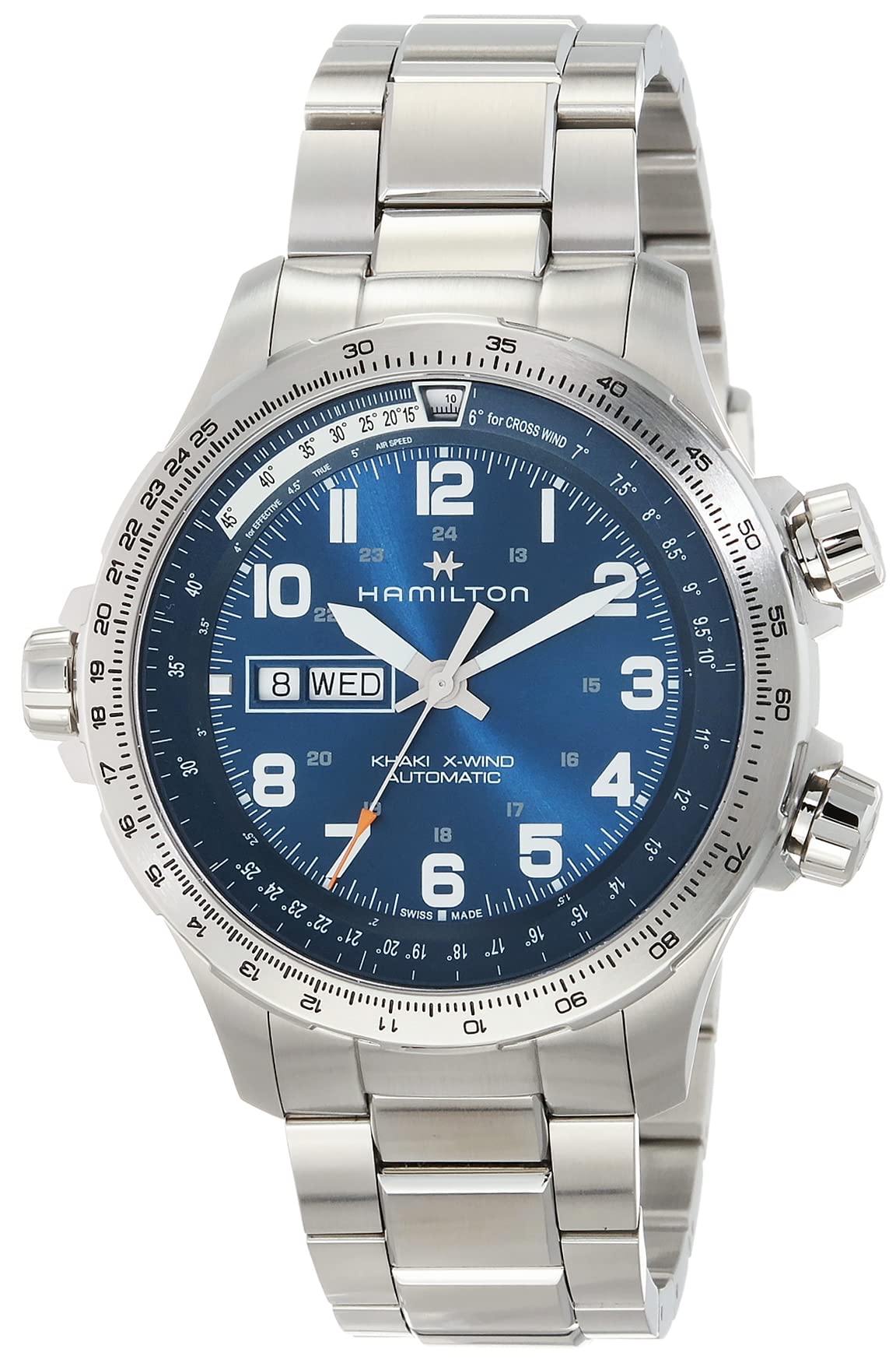

HAMILTON Watch Genuine Warranty Khaki Aviation Day Date Auto Mechanical Automatic Winding H77765141 Imported [Hamilton] X-Wind Men s [Regular Product]