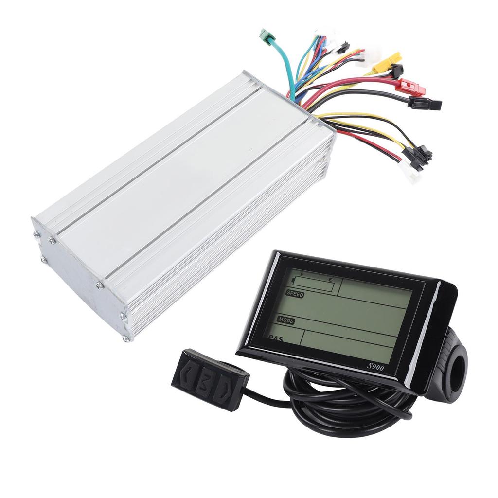 35A Electric Bicycle Conversion Kit for Anderson Plug Controller S900 Panel Brake Handle and Thumb Throttle for Upgrade