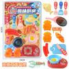 Realistic Mini Kitchen Playset Kids Pretend Cooking Toy Set with Miniature Utensils Educational Role Play Game Gift for Children