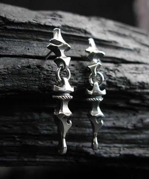 Sterlingworth Main Gauche Dagger Silver Earrings
