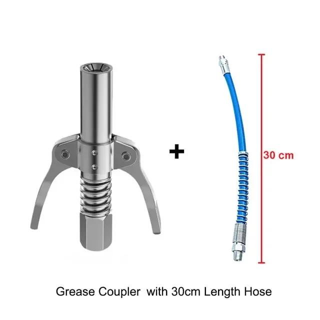Grease Gun Coupler 10000 PSI NPTI/8 High Pressure Grease Nozzle Oil Pump Car Syringe Lubricant Tip Repair Accessories Lubricant