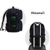 A spacious travel backpack made of waterproof polyester - Himawari