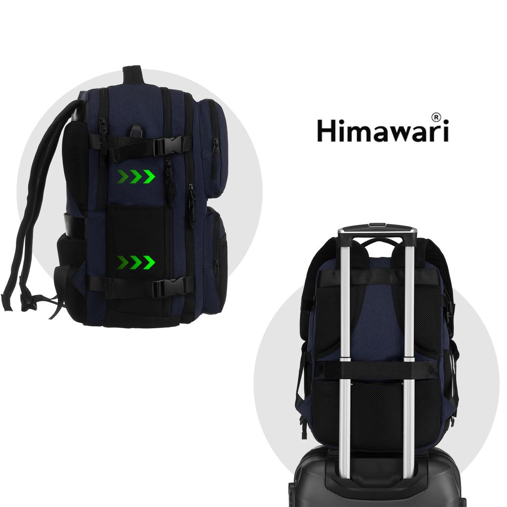 A spacious travel backpack made of waterproof polyester - Himawari