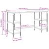 Desk with Shelf Black Oak Effect 140 x 50 x 75 cm