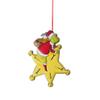 Green Enchanting Monster Christmas Decor Vibrant Acrylic Hanging Ornament For Auto