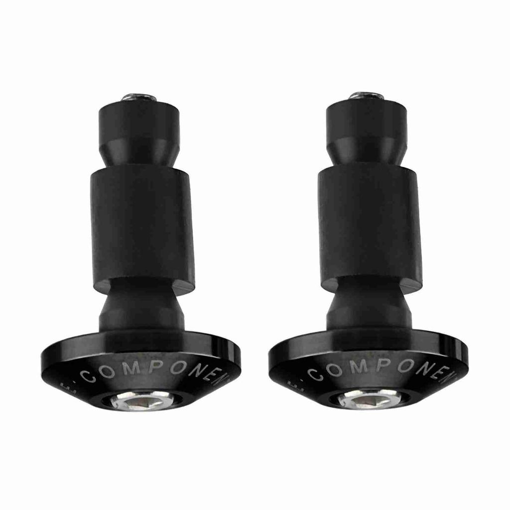 22mm 7/8inch Motorcycle Handlebar End Slider Plug for Racing ATV Offroad Black