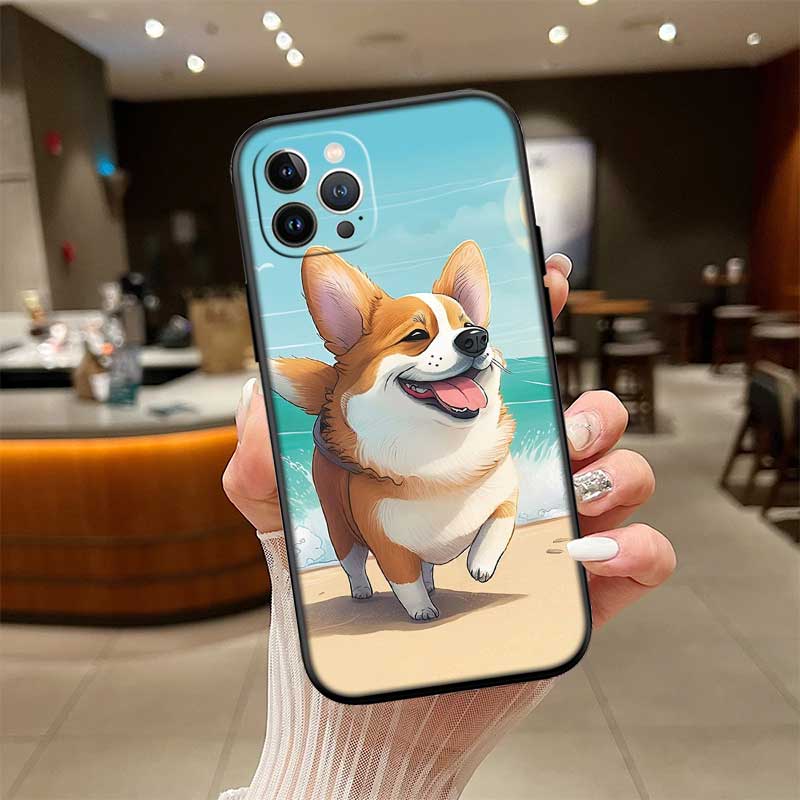 RE20 Niedlicher Corgi Hund Neue High-End Hülle Handyhülle für Redmi Note 8 9 Pro Max 9S 9T 9C NFC 8T 8A 10A A4