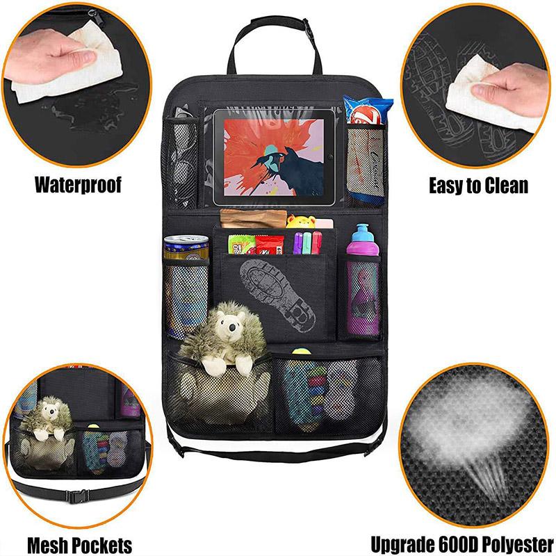 Car Seat Back Storage Bag Multi-Pocket Organizer Auto Seat Back Hanging Bag Universal Car Interior Accessories for SUV Sedan