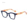 New Square Frame Reading Glasses Retro Printing  Frame Men Women High-definition Presbyopia Farsighted  Blue Light Glasses