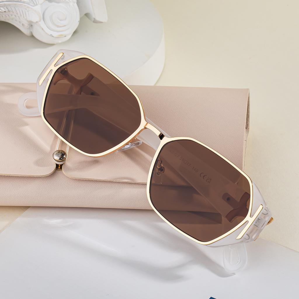 JYL TS Women's Polygon - Luxury Outdoor Sun-Protective Sunglasses MY-98385