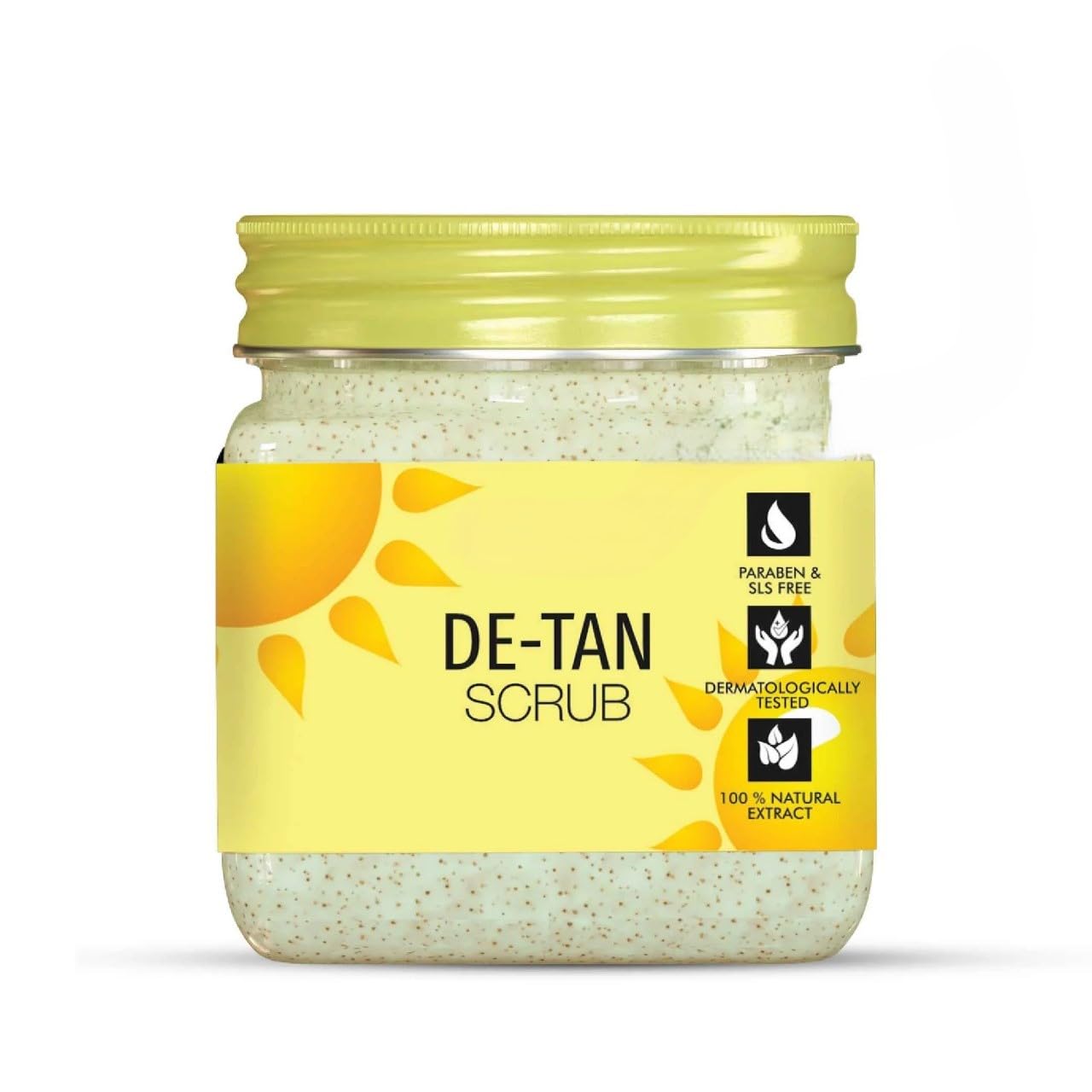De-Tan Scrub For Face & Body (380 Ml) | Revitalizing Tan Removal || Cleanser,Dead Skin|| Blackhead Remover For Deep Exfoliation Scrub