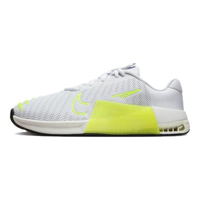 Metcon 9 Breathable Low-Top Casual Running Shoes Women's White Yellow Sneakers DZ2537-105