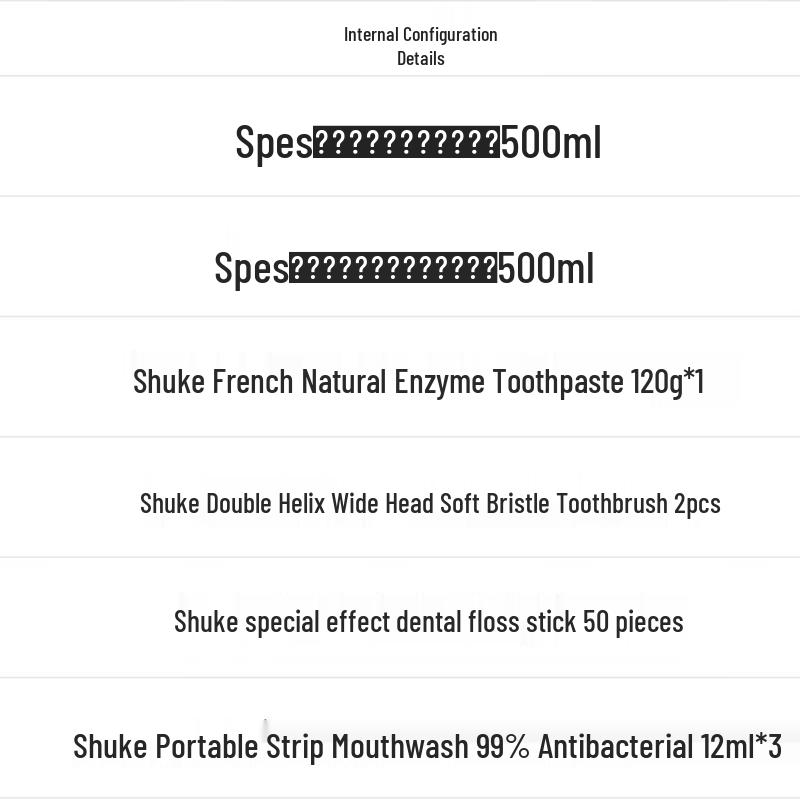 Spes Hair & Oral Care Essentials Gift Set