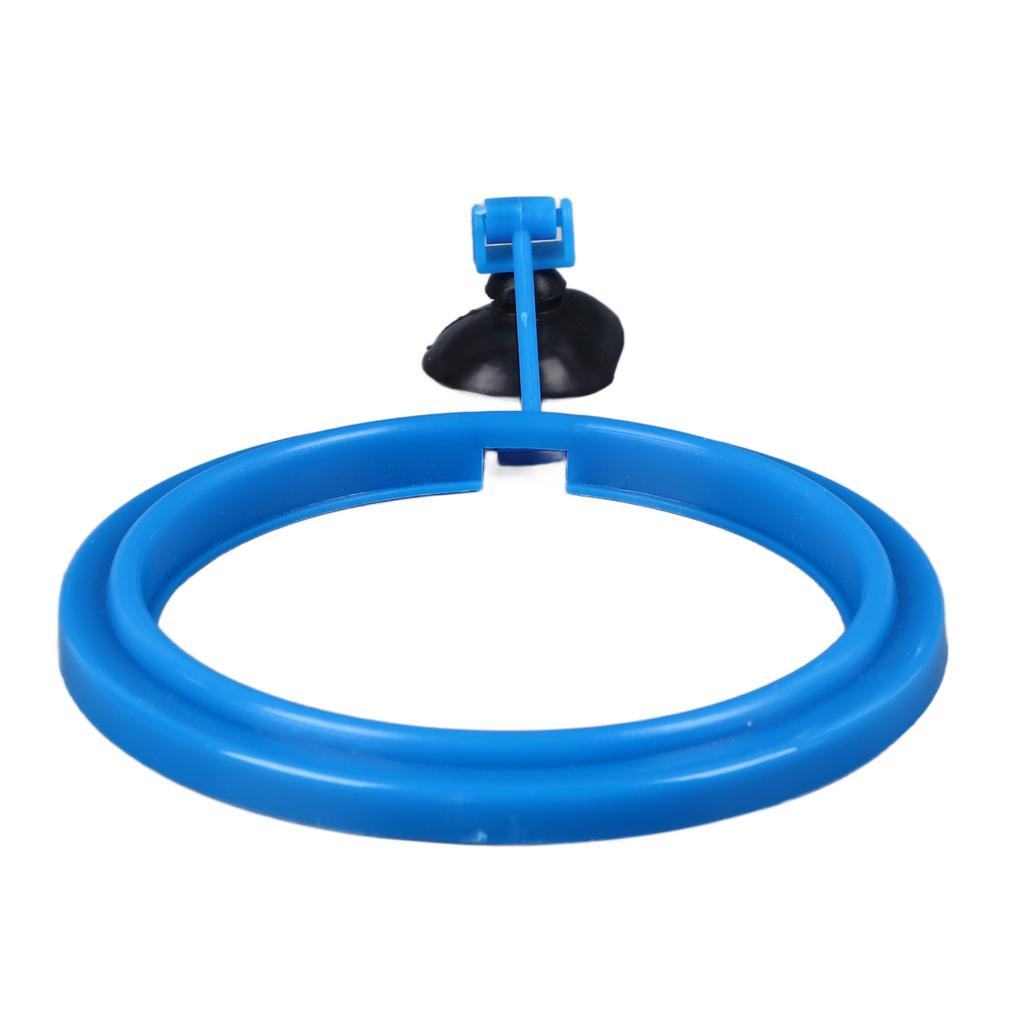Kroužek na krmení ryb s přísavkou, snadná instalace, zabraňuje vodním turbulencím a mytí jídla dovnitř