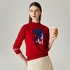Zhaojun Women's 100% Cashmere Semi-Turtleneck Sweater