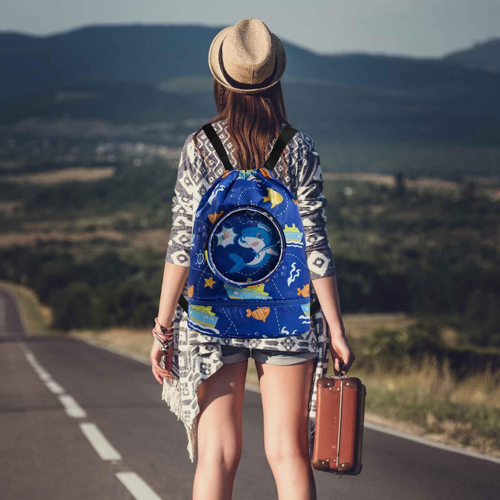 Детская сумка для плавания с разделением на влажную и сухую воду — фото 3