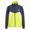 Adidas Kids' Essentials Woven Jacket, Unisex, N3379 Legend Ink/Yellow (KA1309) 150
