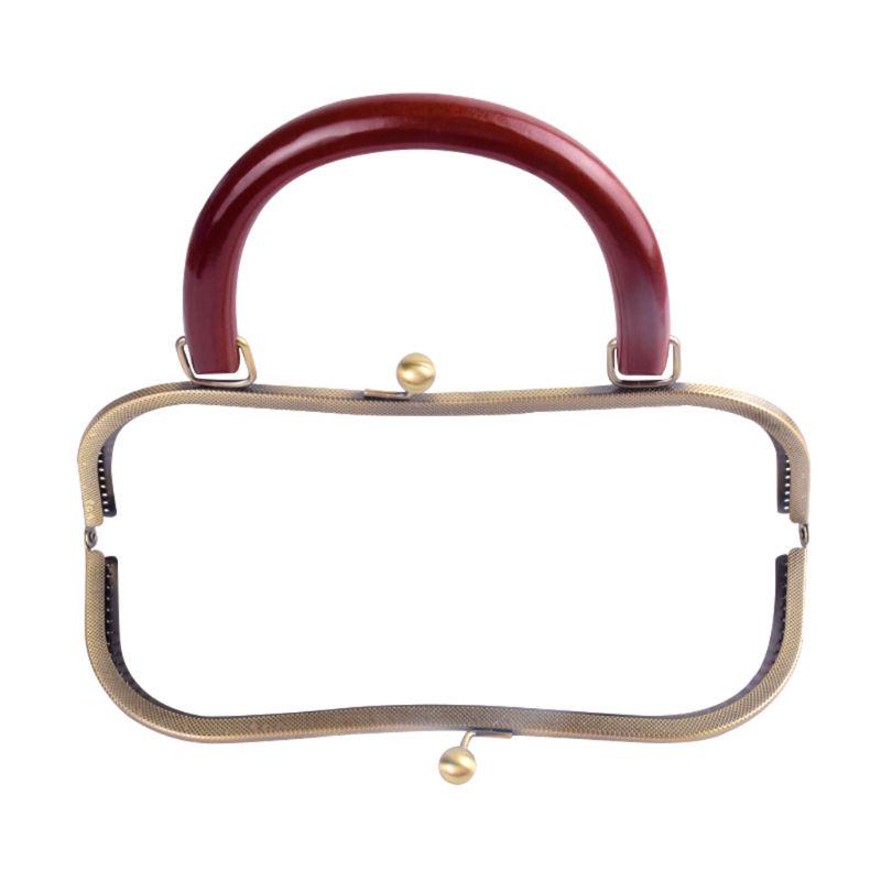 Purse Clasp Frame,10.63 Inch Bag Kiss Clasp Lock,Metal Purse Frame for DIY Craft,Purse Making,Bag Making