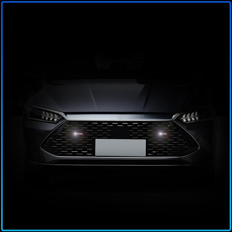 Car Decorative Light LED Front Hood Grille Emblem Badge Decor For Opel Astra C G H Insignia J K Zafira B Corsa Vectra C Corsa C