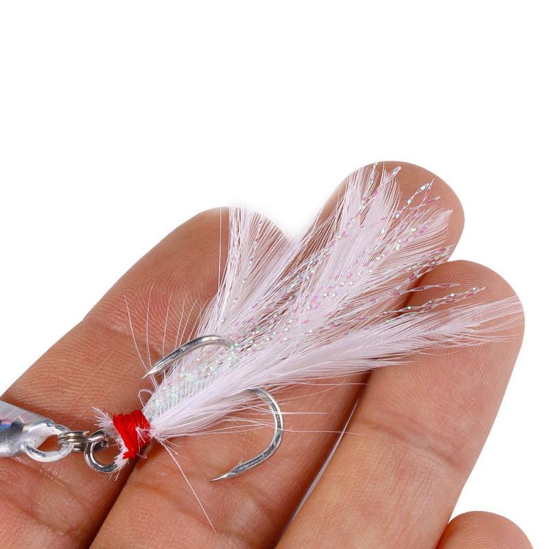 10-60gLure Slow Jigging Luminous Iron Plate Fake Bait Set Long Casting Bionic Fish Bait for Bass and Pike Full Swim Layer All Ki