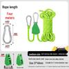 Adjustable Reflective Windproof Camping Tent Rope Pulley System