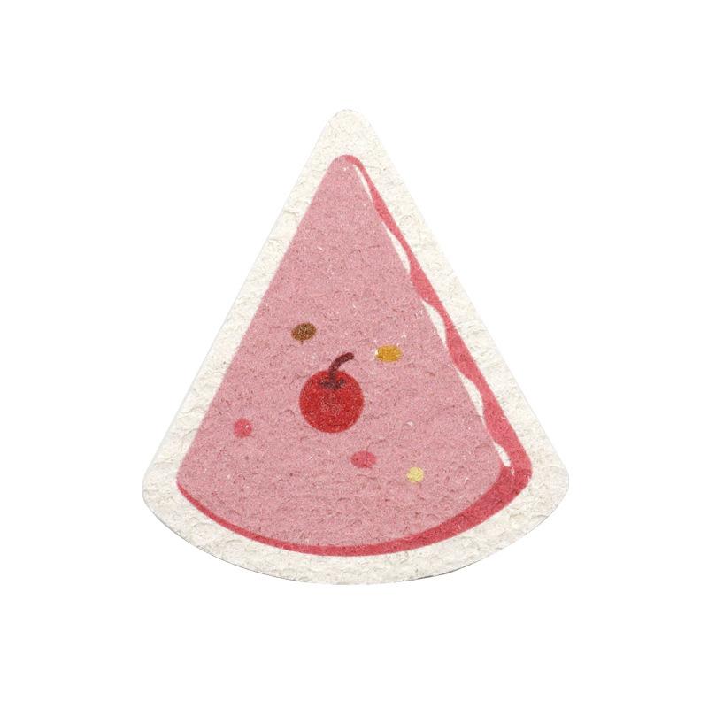 

1-4 шт., кухонная губка для мытья посуды, милая мультяшная губка из сжатой древесной массы, губка для мытья посуды, кухонный горшок, инструменты для чистки посуды 1pc