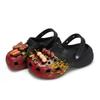 Crocs Classic Platform Clog 811 Bonfire Special Shoe Box Personalised Trend Gift Box Hole Shoes Women's Black, Red and Yellow