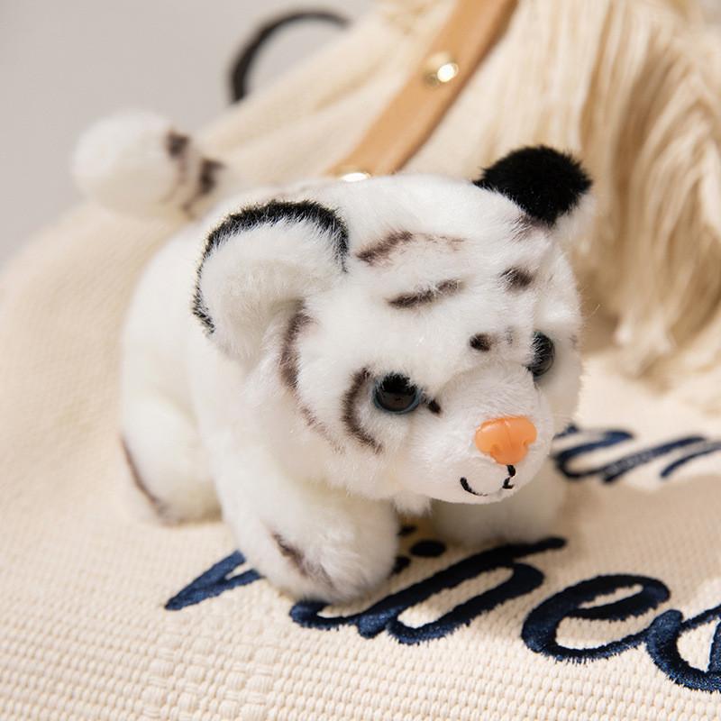 Panda Raccoon Tiger Parrot Plush Shoulder Simulation Toy Animal Birthday Gift