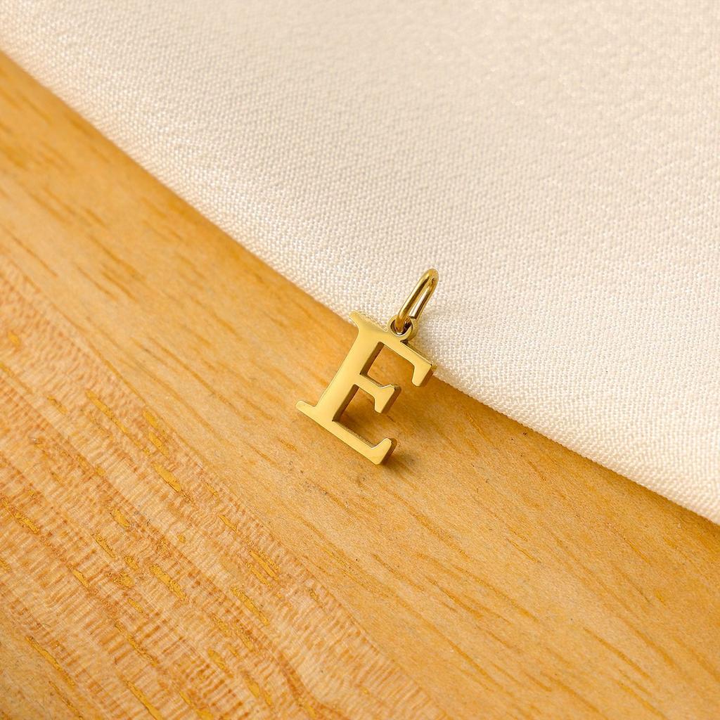 Small Luxury Initial Charm Pendant Set, DIY Letter Necklace Making Supplies, Everyday Wear Accessories for Women