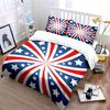 Patriotic Three-Piece Decor Set Soft Comfortable Duvet Cover Bedding Set Included 1*Duvet Cover & 2*Pillowcases, Gift